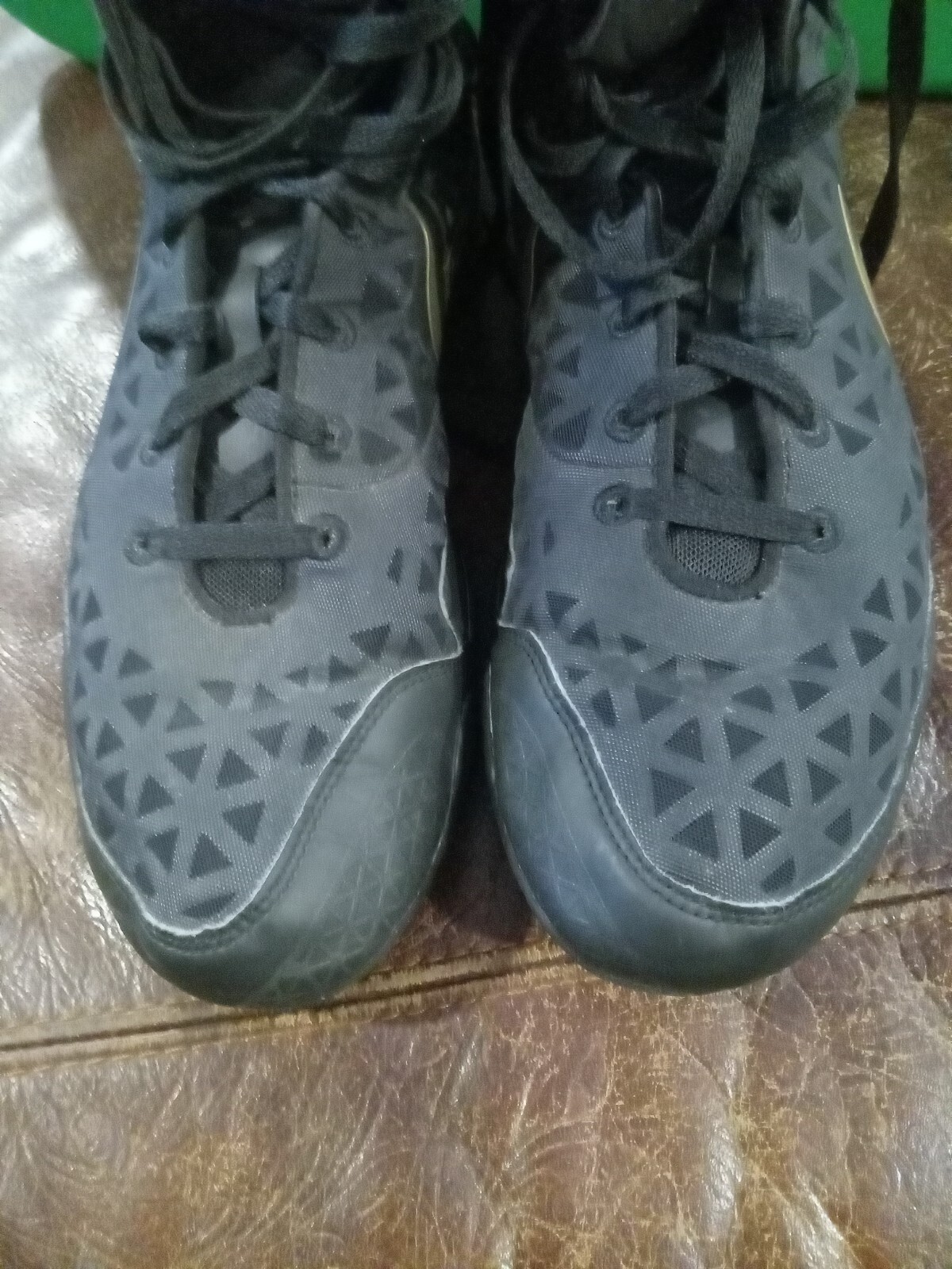 MEN'S NIKE K.O. BOXING SHOES SZ. 12.5 PRE OWNED