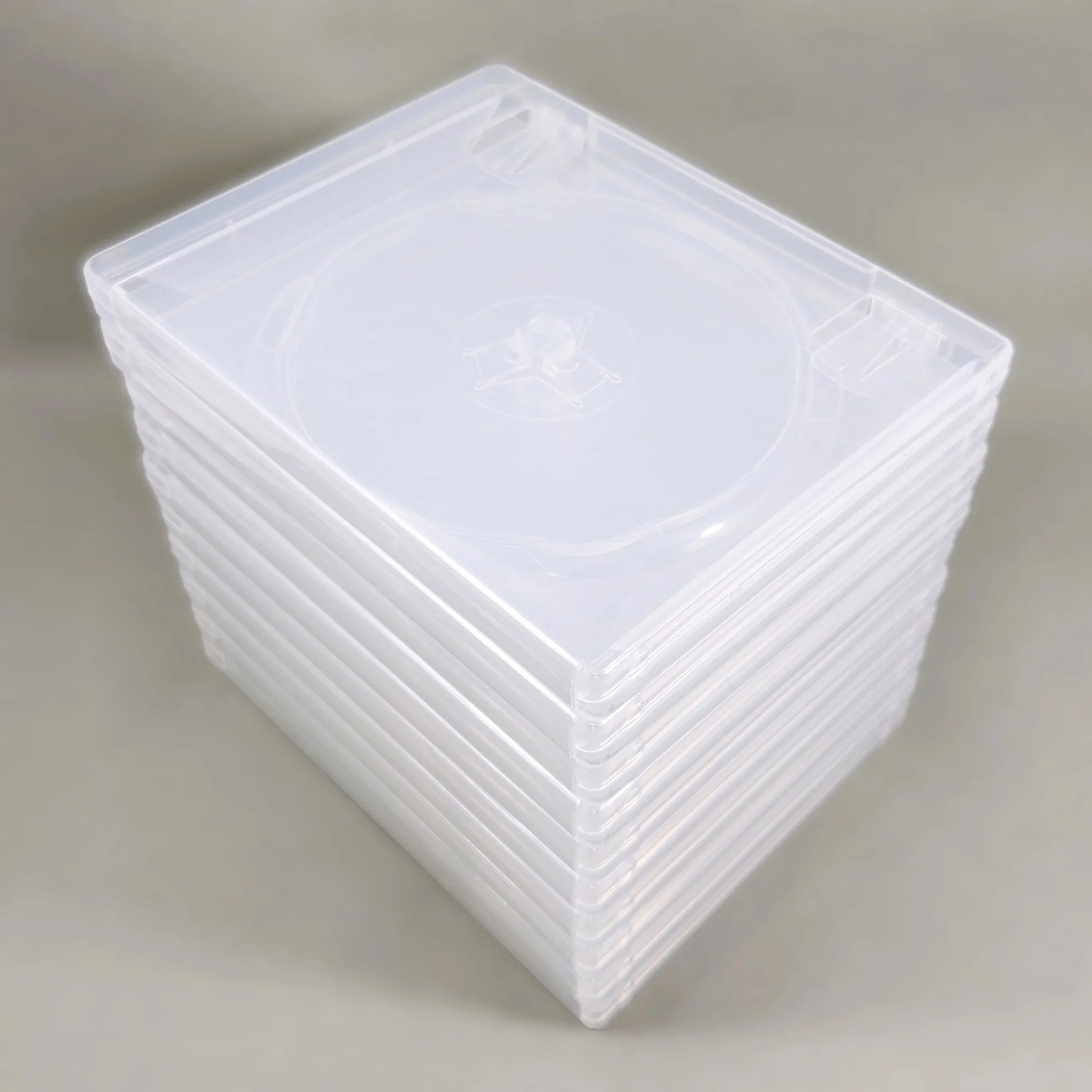 PS3 Replacement Game Case 10-Pack, Clear Empty Disc Cases Only for PlayStation 3