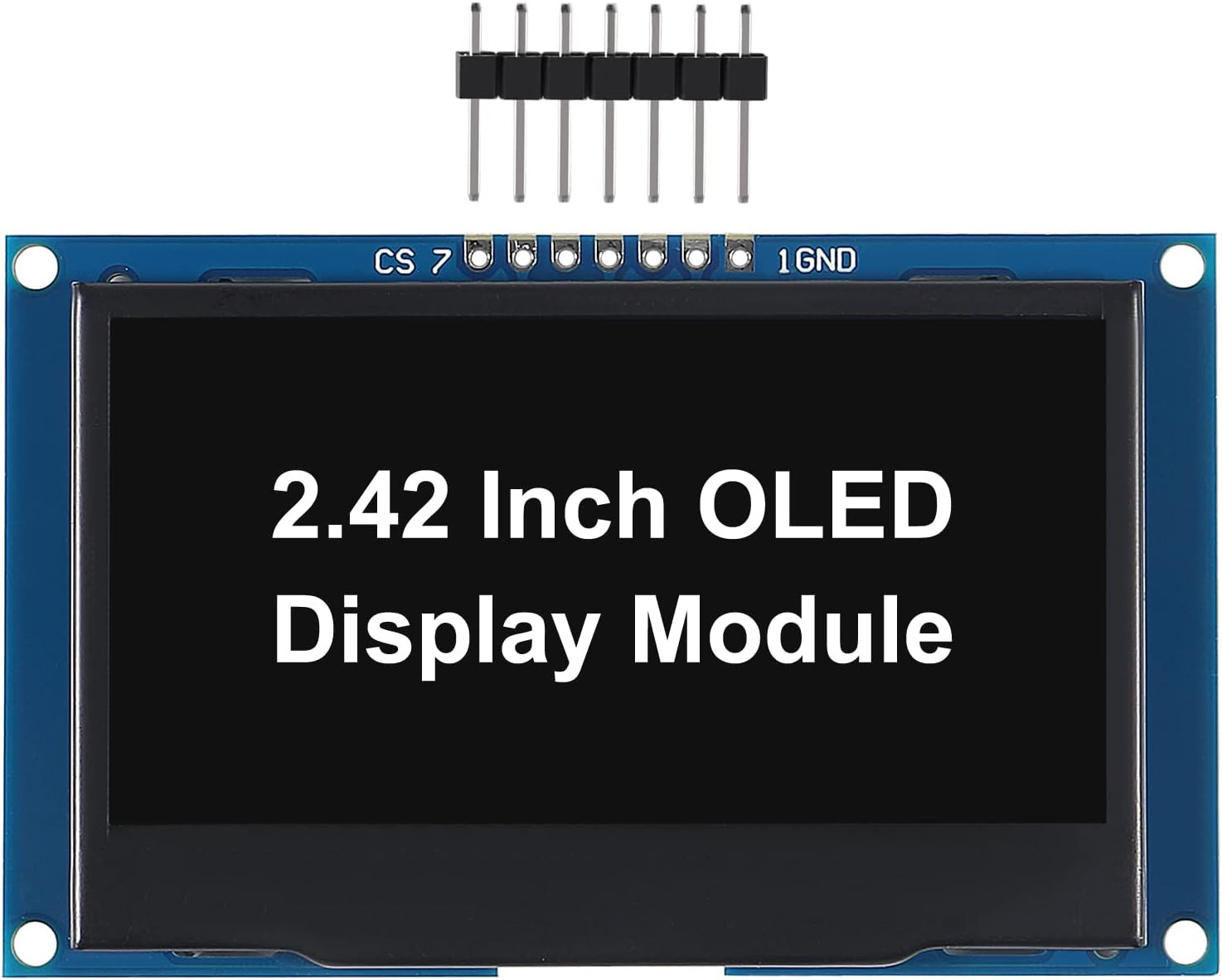 2.4" 2.42 Inch 128X64 OLED LCD Display Module SSD1309 7 Pin SPI/IIC I2C Serial