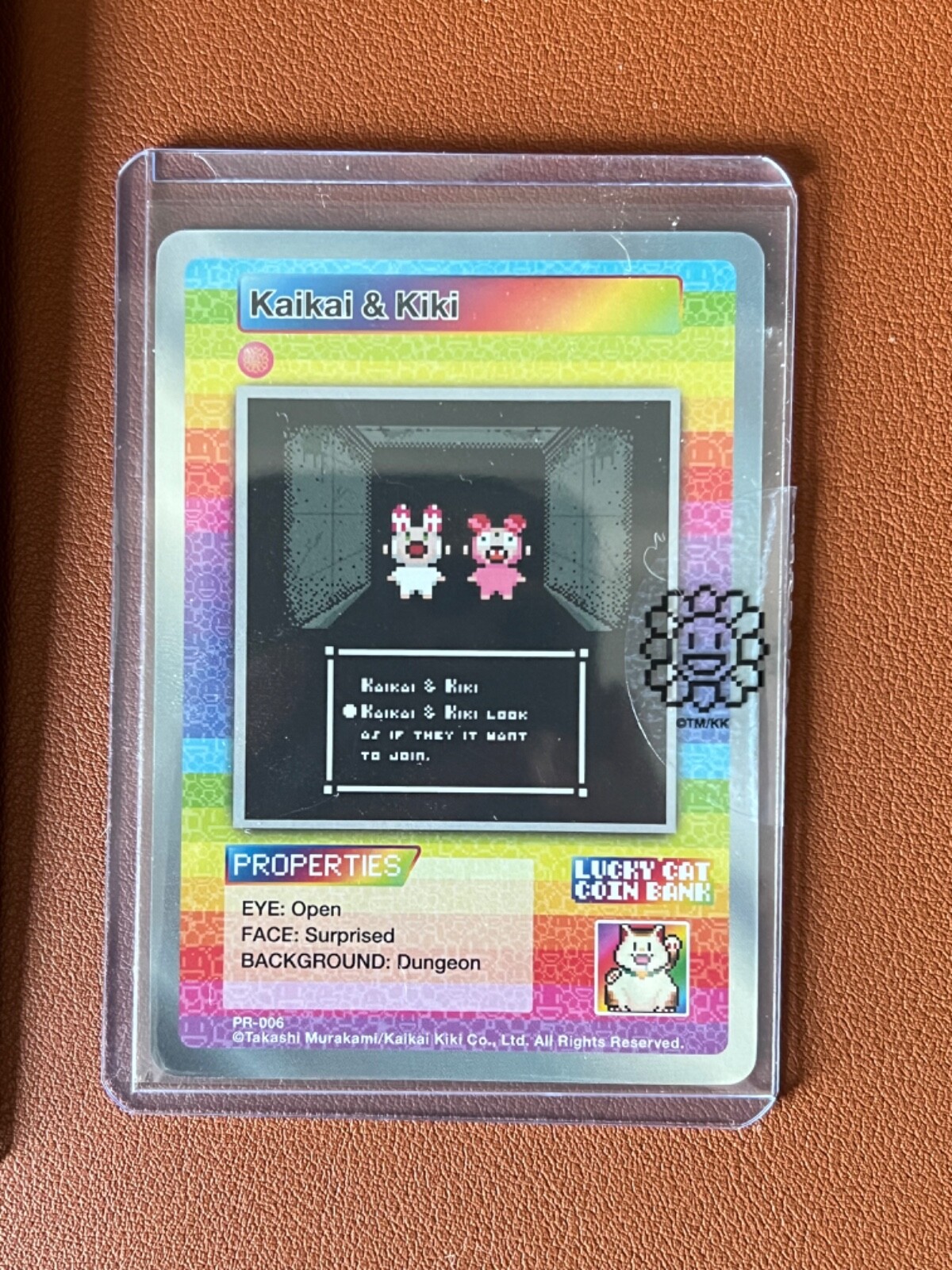RARE Takashi Murakami trading card - kaikai & Kiki - NEW condition