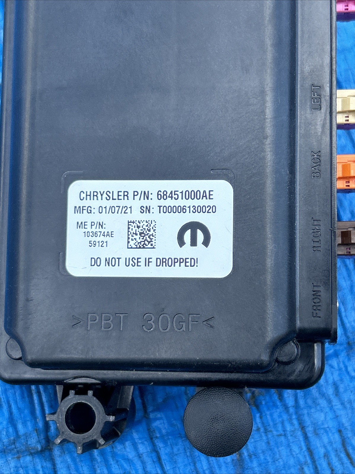 Genuine Mopar Surround Camera Processor Module 68451000AE