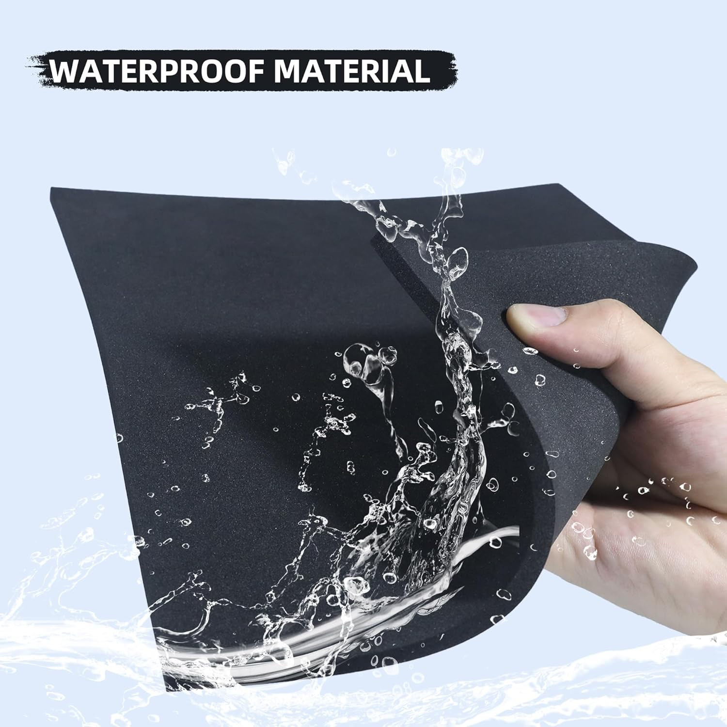 30 Pack 8 x 12 Inch EVA Foam Sheets, 3 mm Thick Black Crafts Foam Sheet, Cosp...