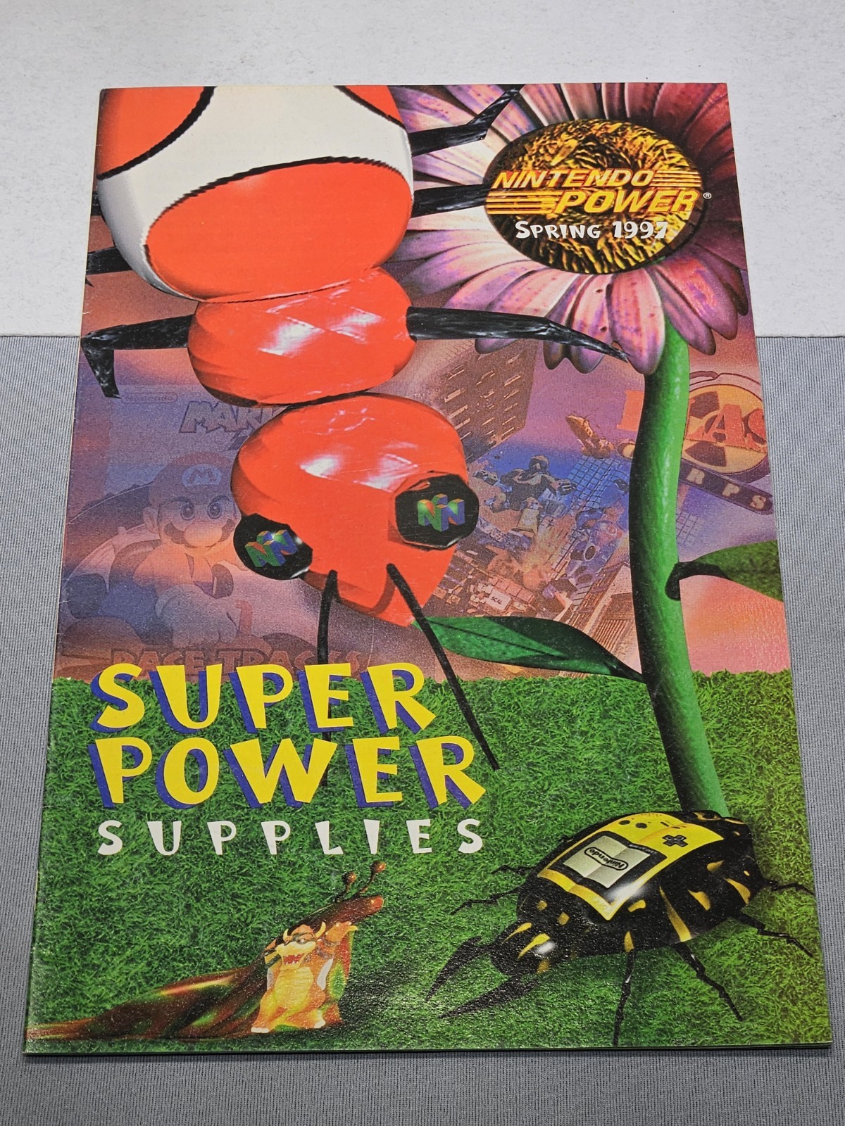 Nintendo Powet Super Power Supplies Insert 1997 Great Condition