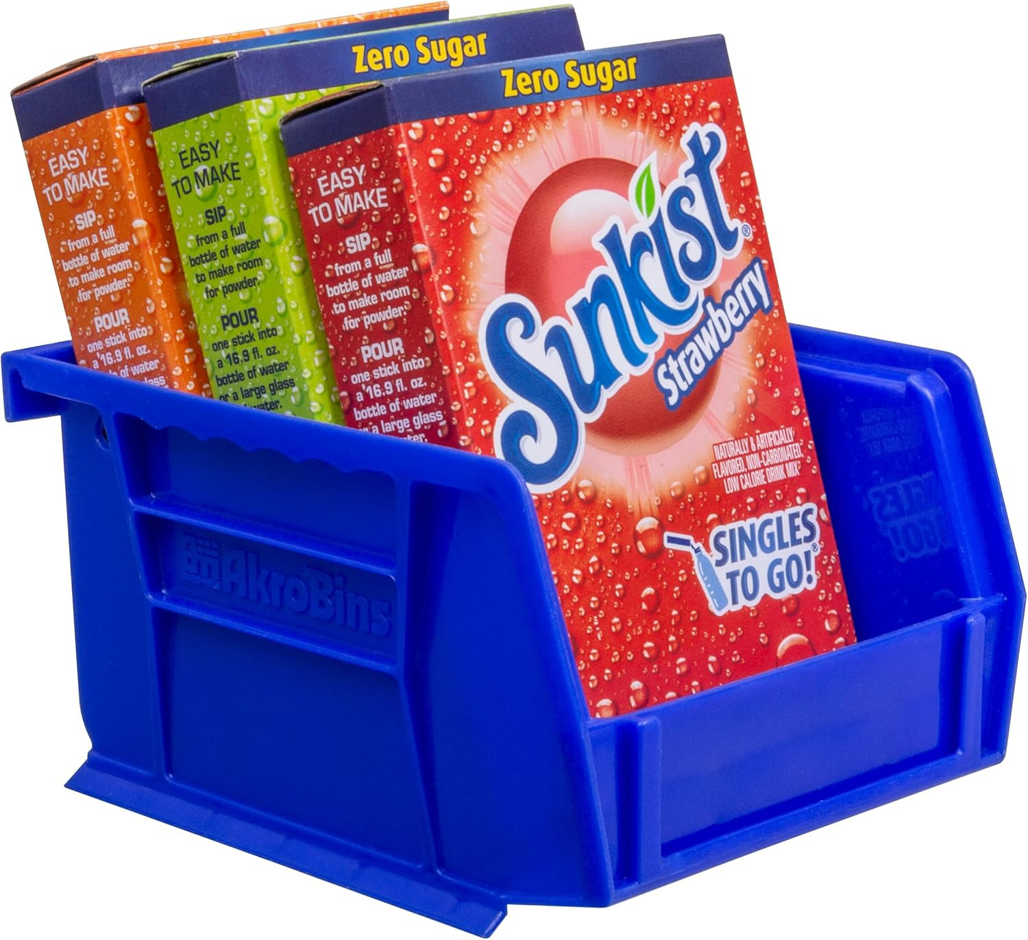 30210 Akrobins Plastic Hanging Stackable Storage Organizer Bin, 5-Inch X 4-Inch