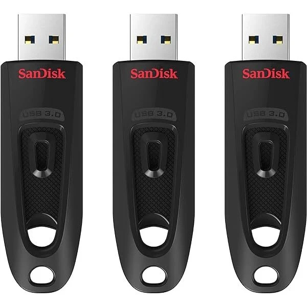 SanDisk Ultra USB 32GB 64GB 128GB 256GB 3.0 Flash Pen Drive Memory Stick UK