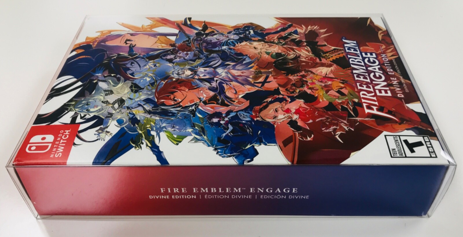 2x Protector Box For Nintendo Switch. NTSC FIRE EMBLEM ENGAGE: DIVINE EDITION.