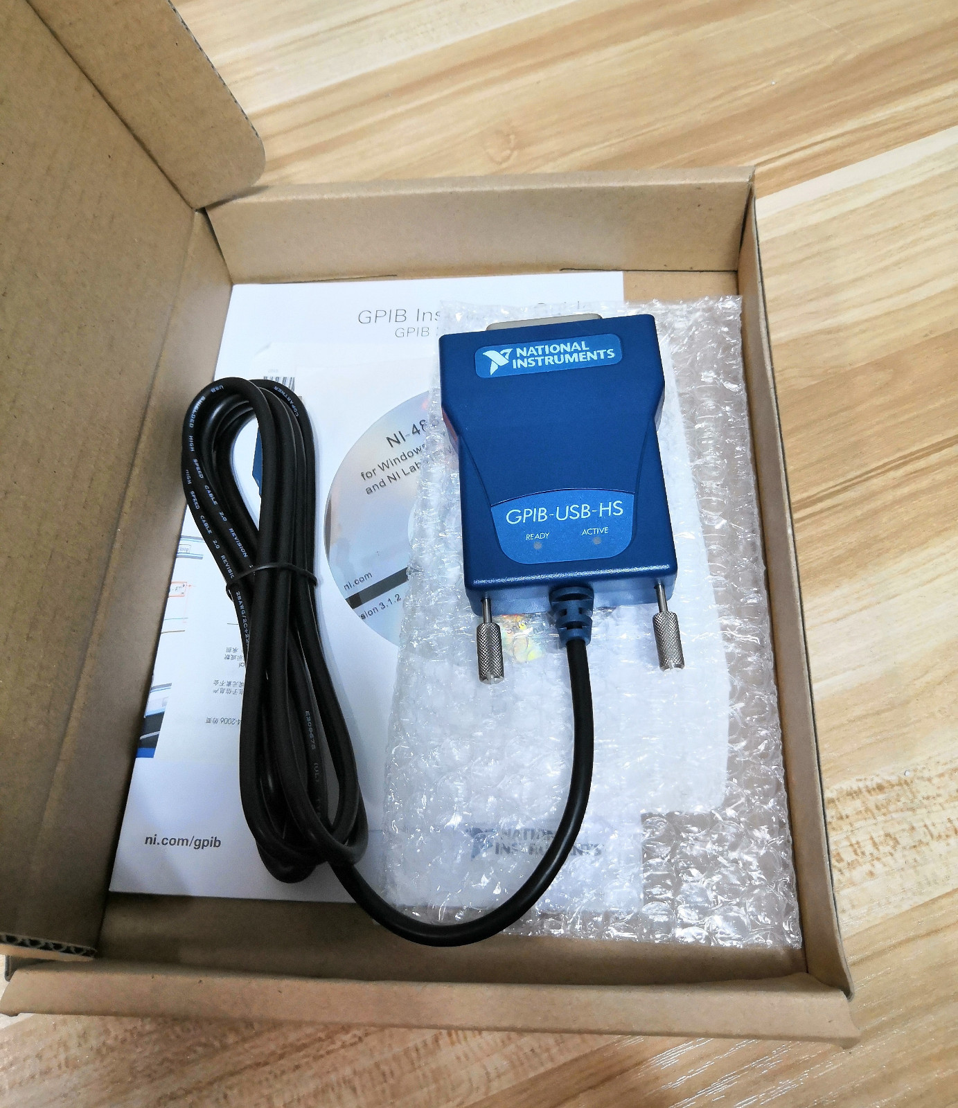 National Instruments GPIB-USB-HS IEEE 488 Interface Adapter Cable