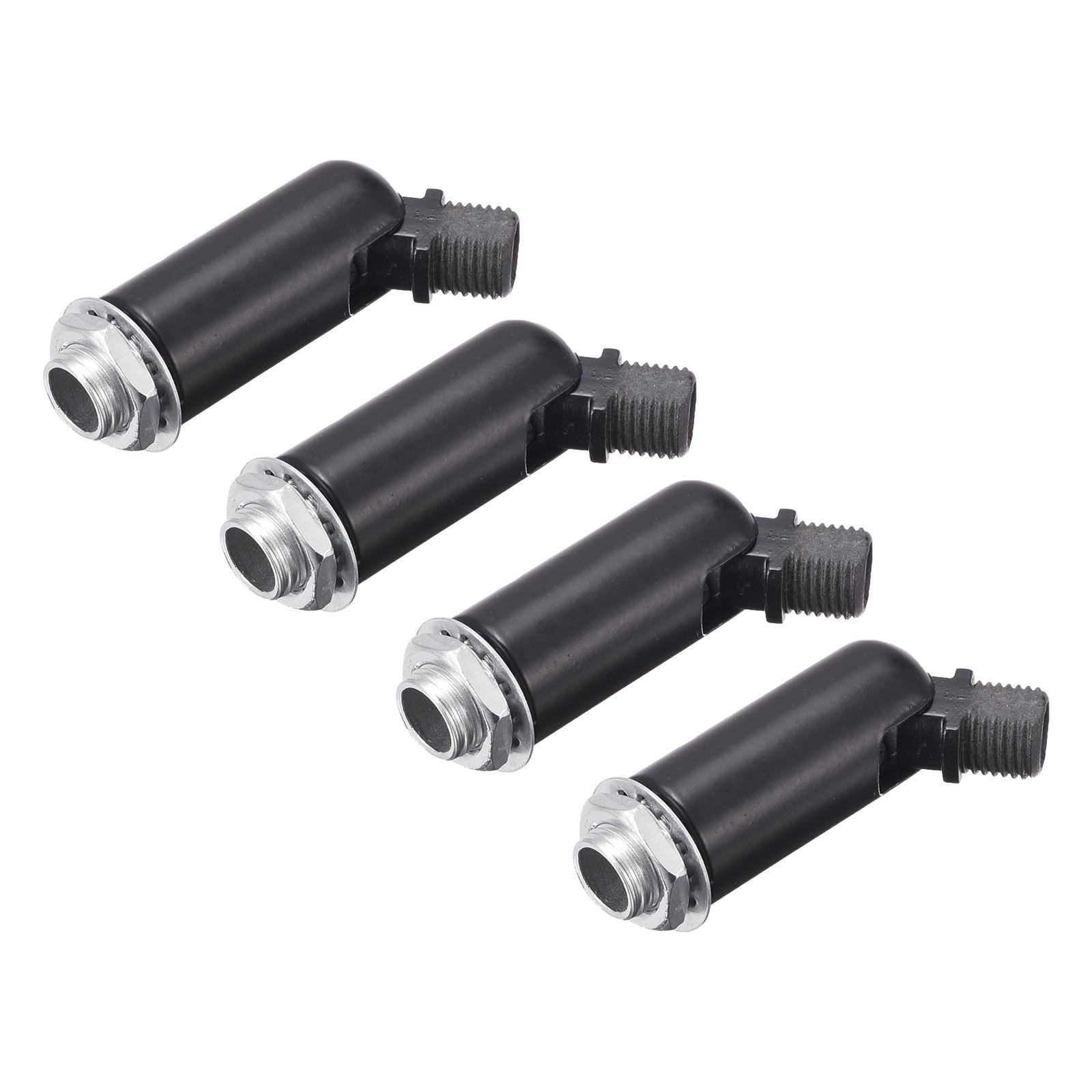 Sloped Ceiling Adapter 180 Degree Swivel M10 Thread, for Chandelier Black 4Pcs