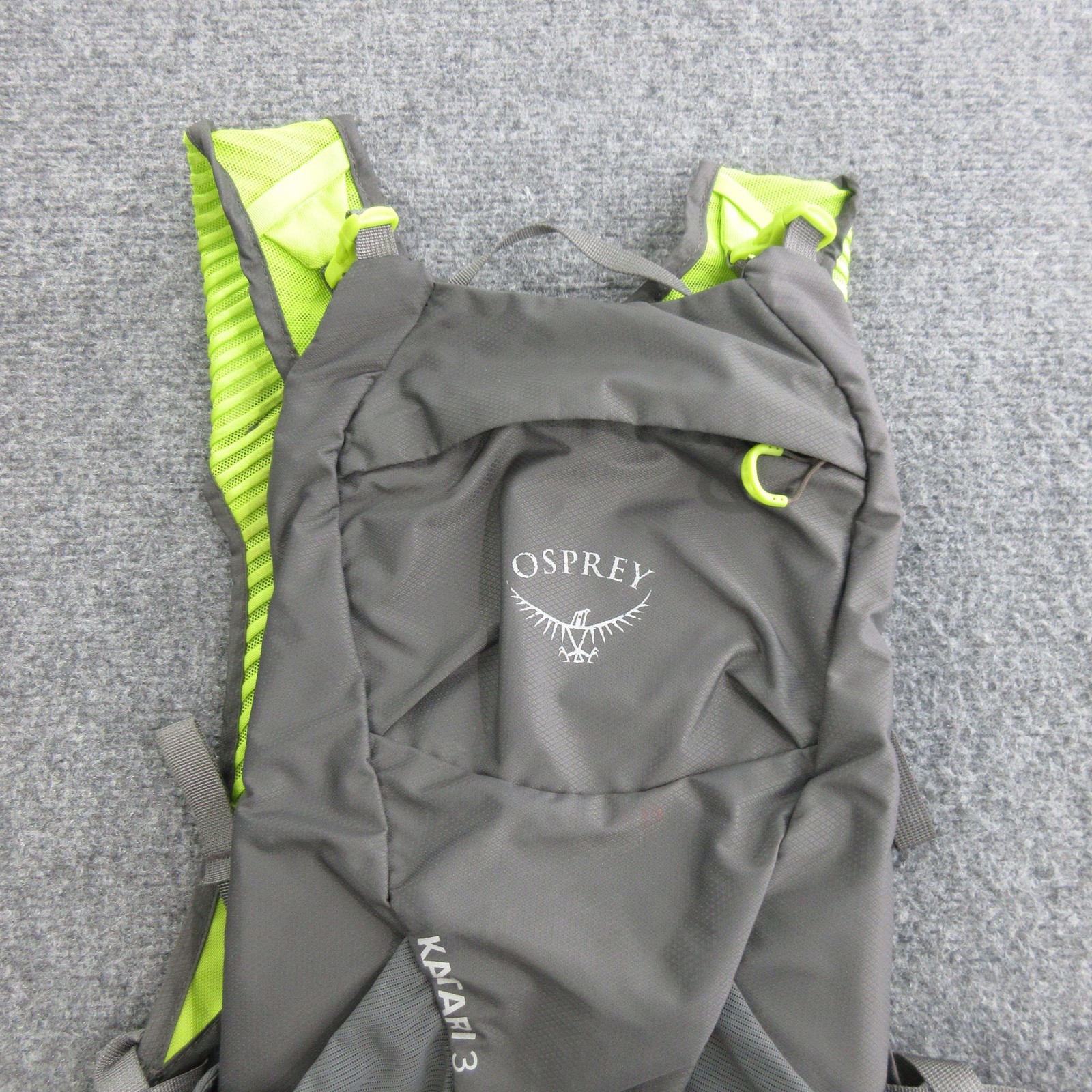 Osprey Katari 3 Hydration Backpack Gray Hiking Trail Pack One Size Men Nylon