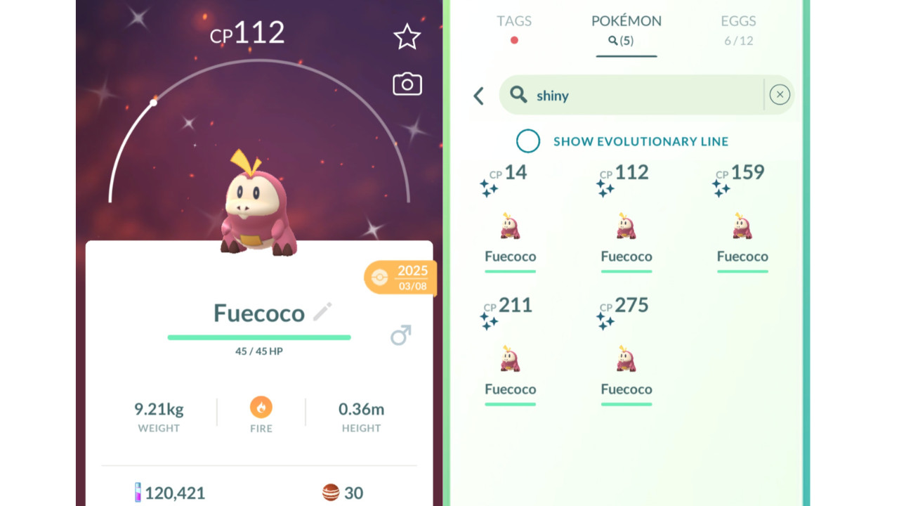 🐊Shiny Fuecoco (Dazzling Crochet) Community Day Pokemon GO🐊 Mini PTC