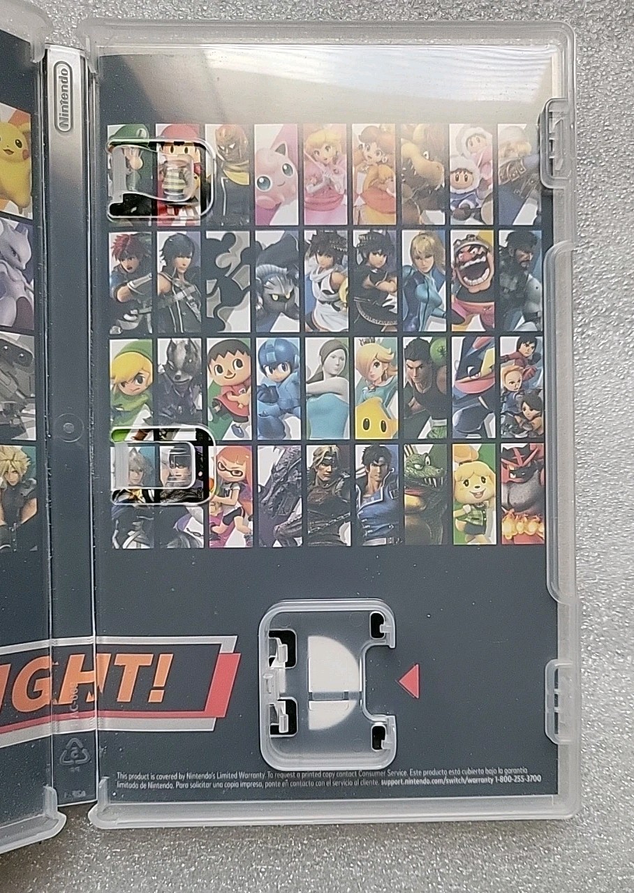 Authentic Replacement Case Box *Case Only* for Super Smash Bros Ultimate