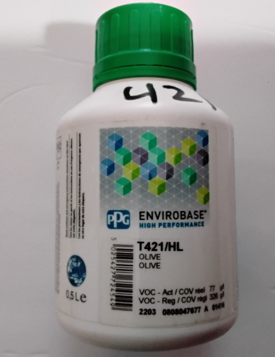 ENVIROBASE PPG T421H/L OLIVE TONER NEW. FREE SHIPPING