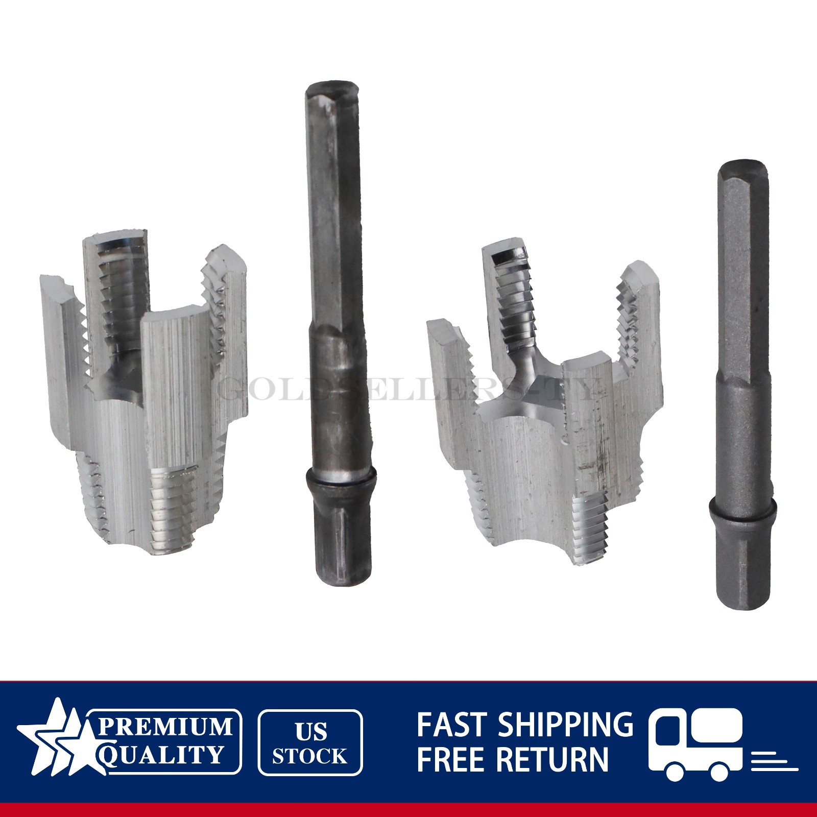 NEW Integrated Internal & External Pipe Threading-Tool PVC Pipe Threader Kit