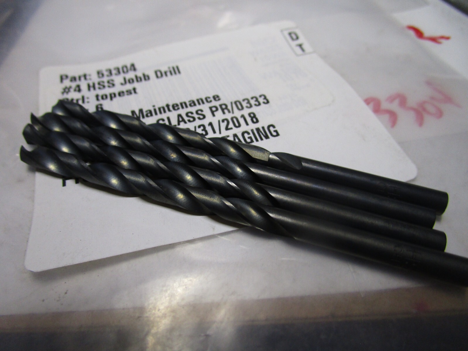 #4 HSS 118° Black Oxide Finish FMT® Jobber Drill QTY 4