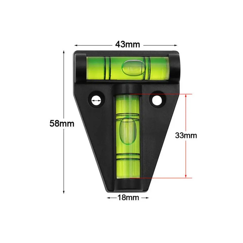 New Mini T Type Spirit Level Measurement Instrument Triangular Level T-Type Spir