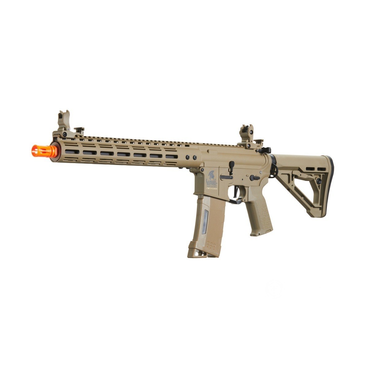 Lancer Tactical Gen 3 Archon 14" M-LOK Airsoft Rifle with Delta Stock in Tan