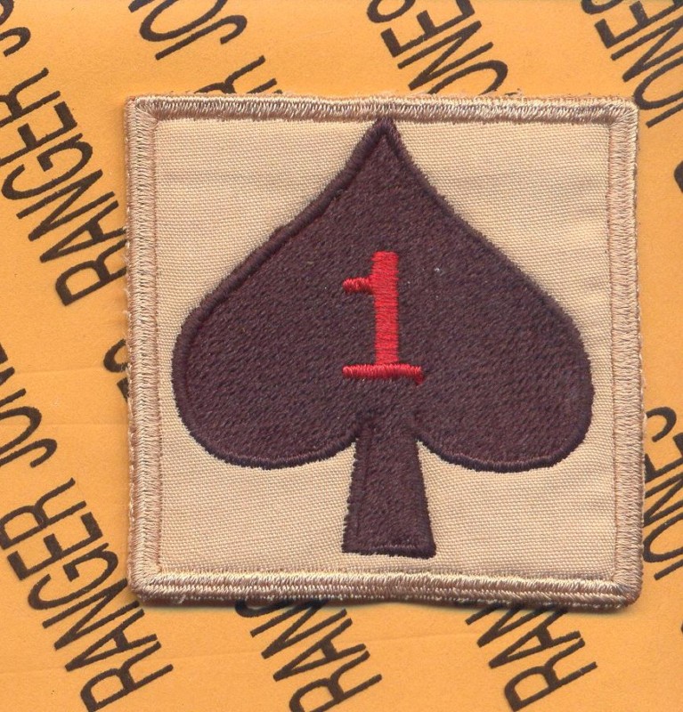 1st Bn 506th Infantry 4th Bde 101st Airborne HCI Helmet 2.25" patch E