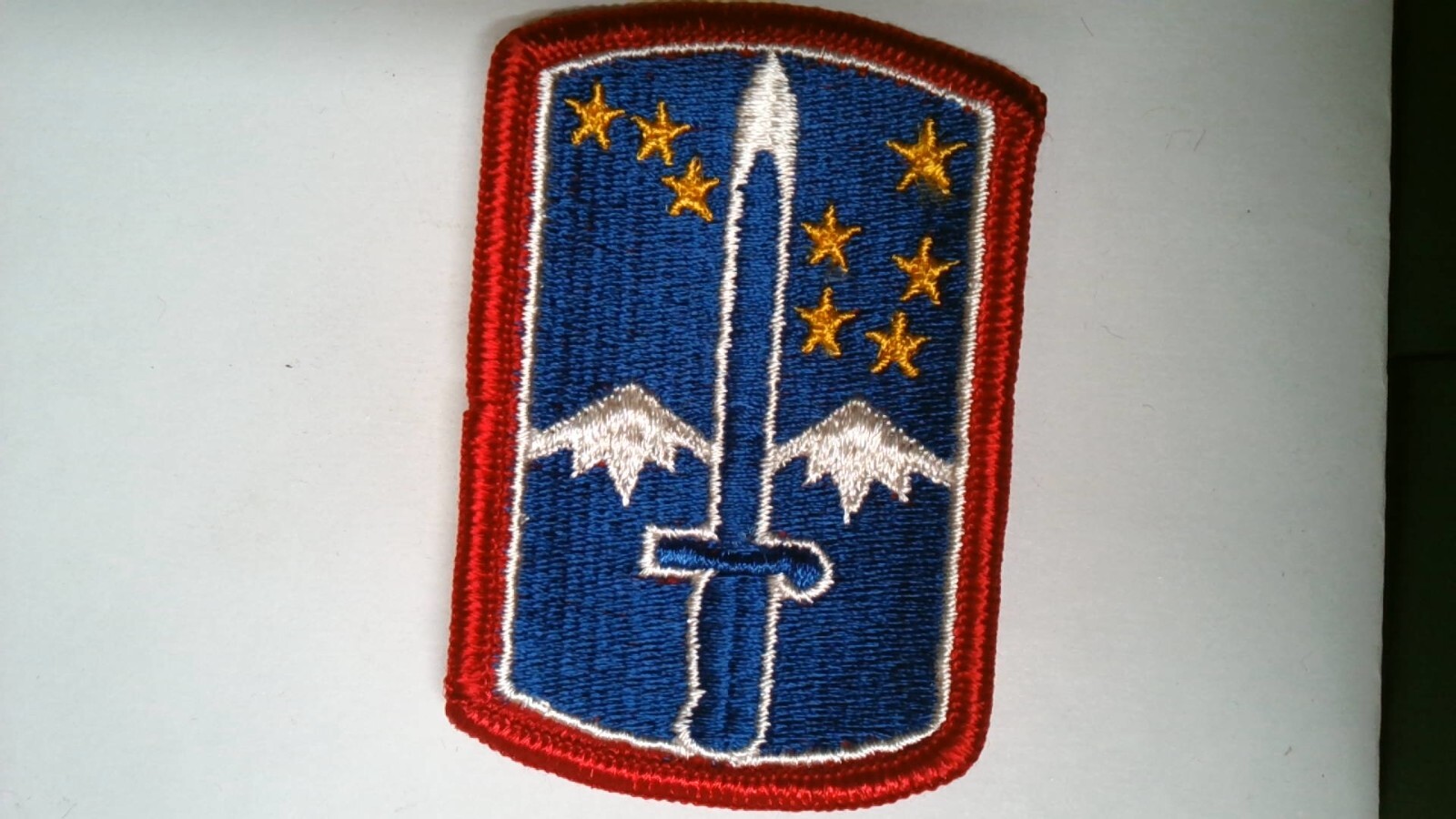 MILITARY PATCH SEW ON COLORED US ARMY 172ND INFANTRY BRIGADE