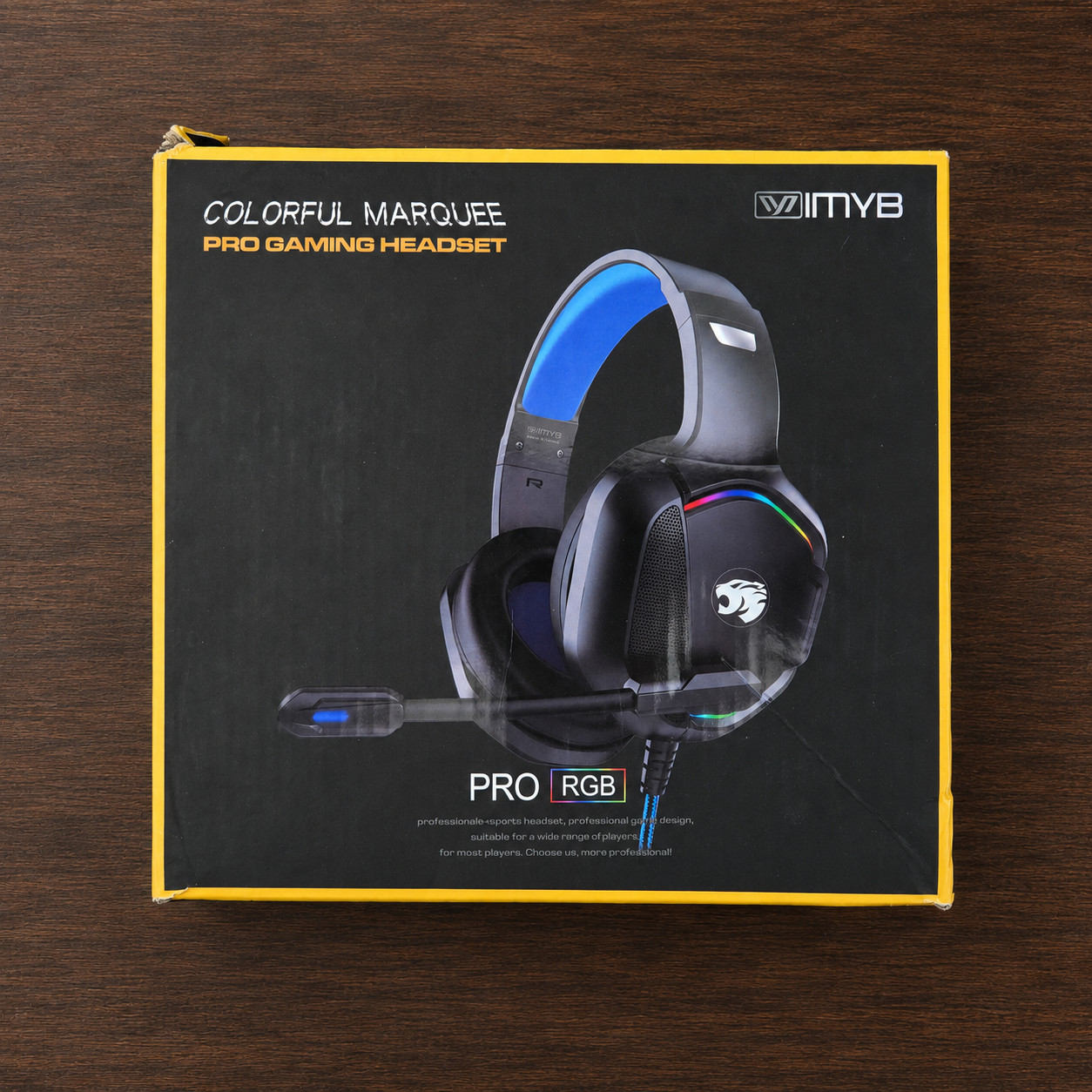 IMYB Gaming Headset A36 Pro with Mic Wired Colorful Marquee - Free Shipping