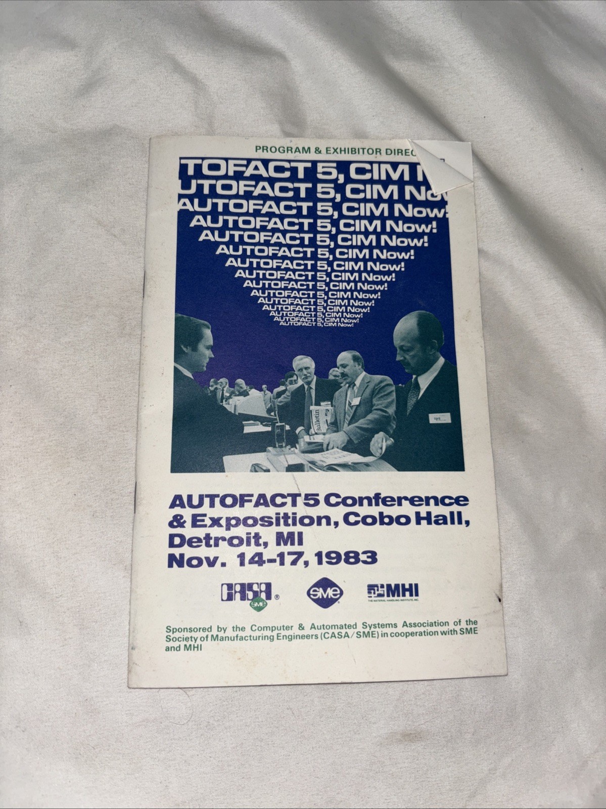 AUTOFACTS 5 Conference & Exposition 1983, Cobo Hall, Detroit MI, (CASA/SME) Book