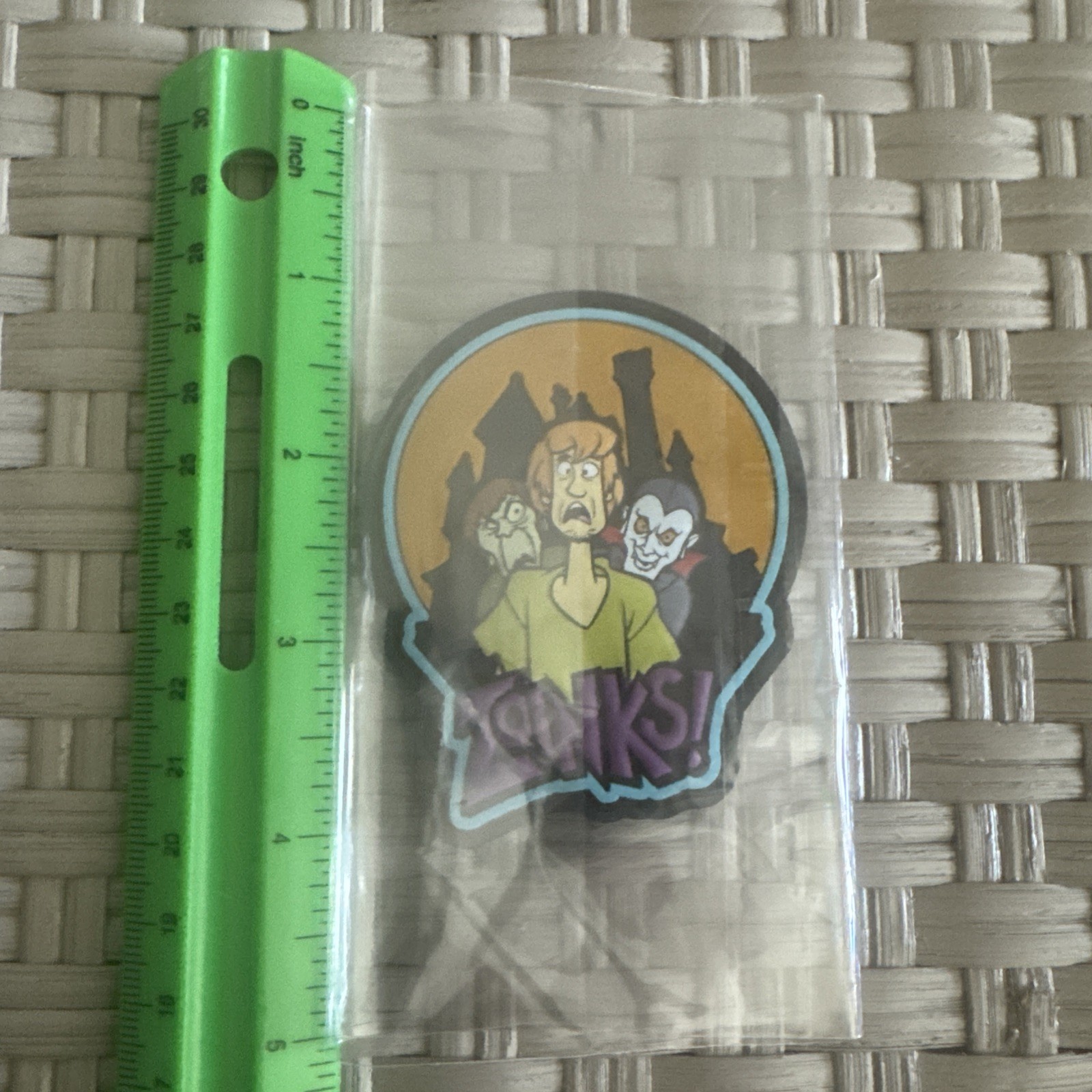 Scooby-Doo Zoinks! PVC Patch