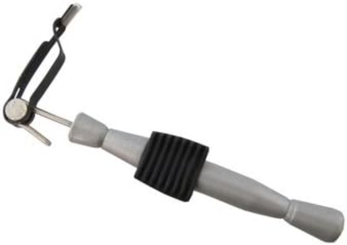 Lightweight Rotatable Hackle Pliers with Soft Grip for Effortless Fly Tying