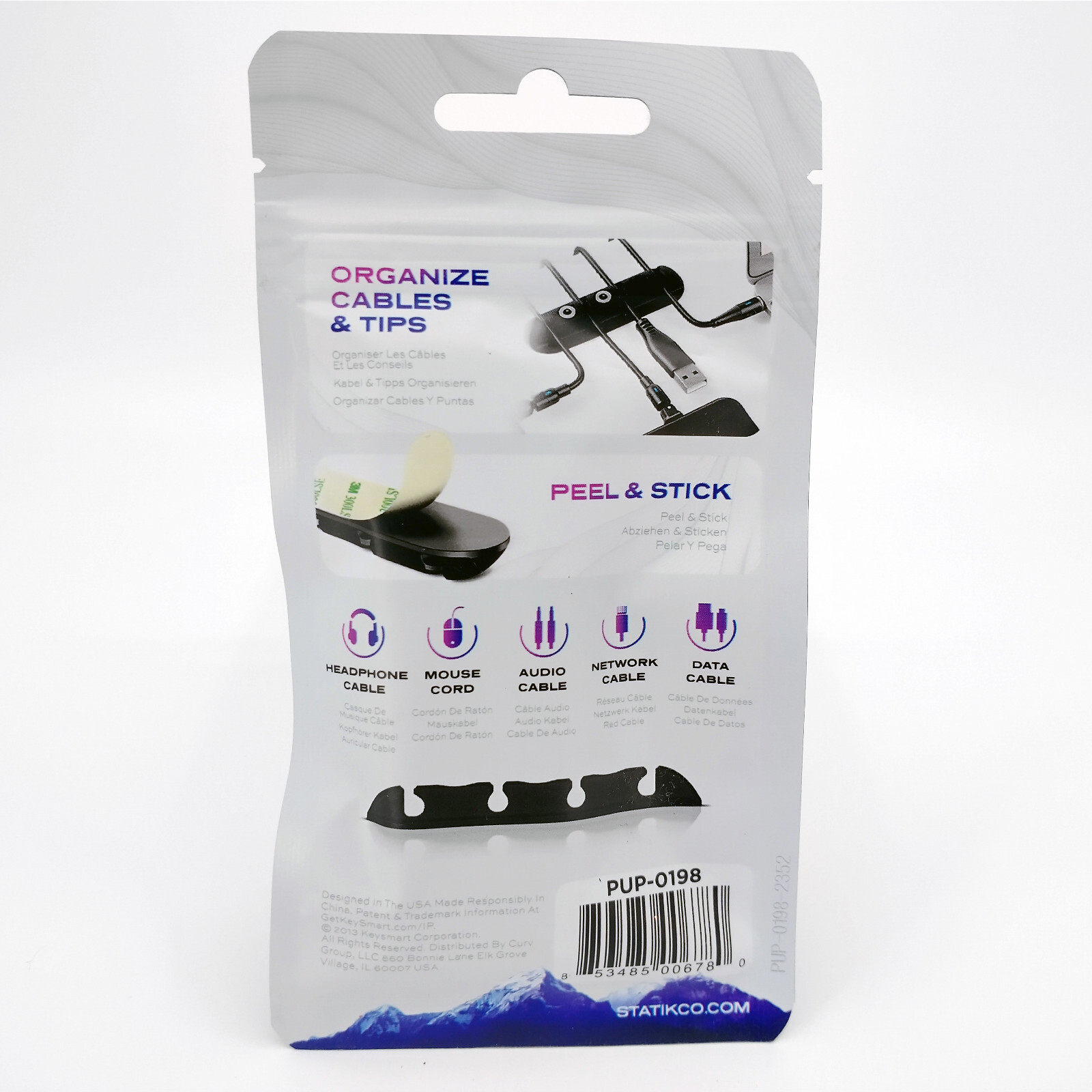 Statik Cable Organizer With Magnetic Tip Holder