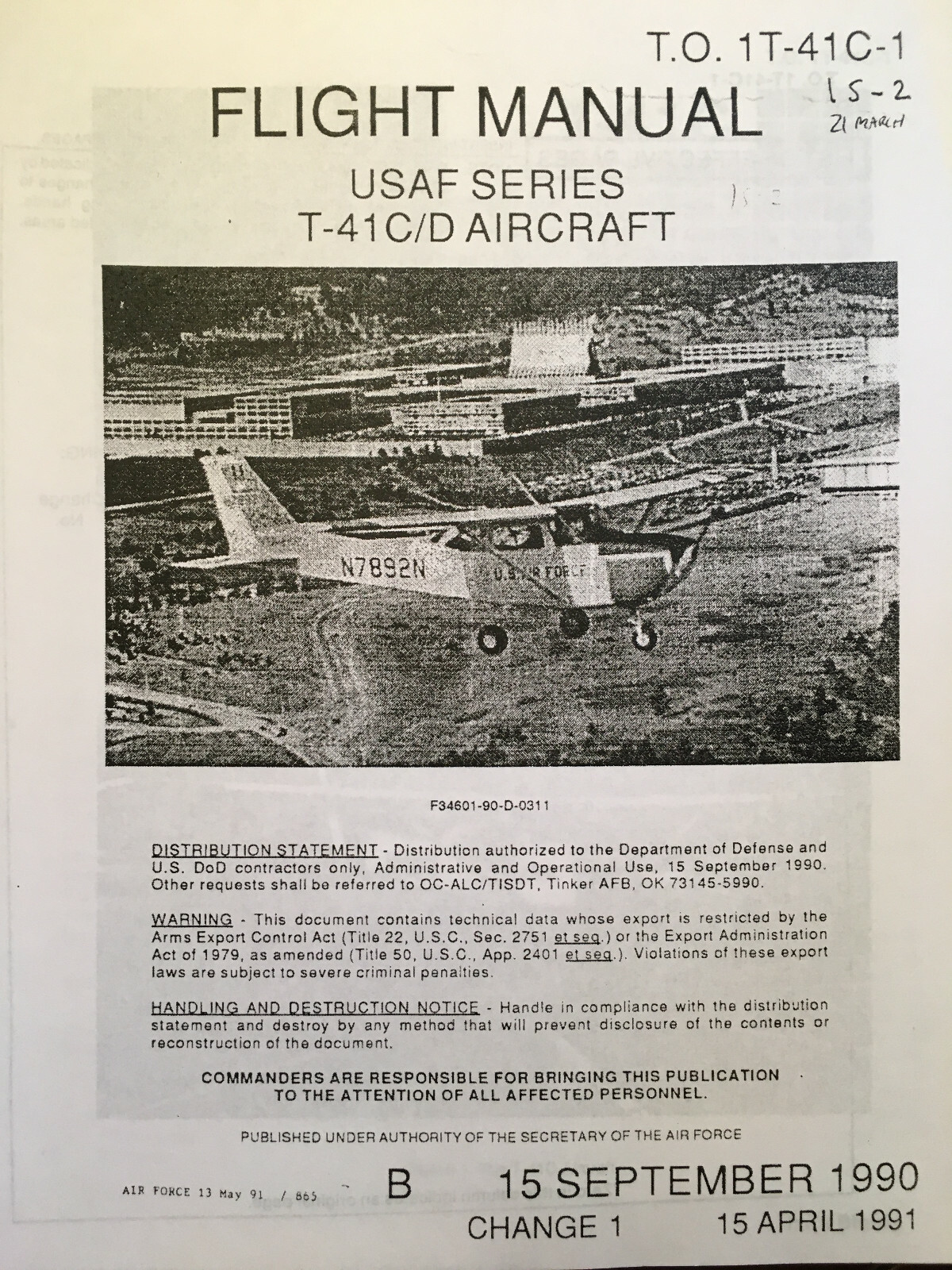 USAF T-41C Mescalero Operator's Manual