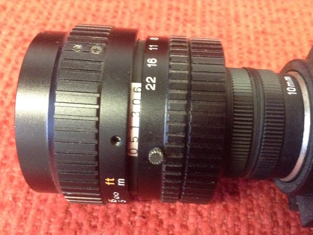 RVSI - Camera, Model CM4000, with a FUJINON TV Lens- 1:1.7 / 35,Model #HF35A-2M1