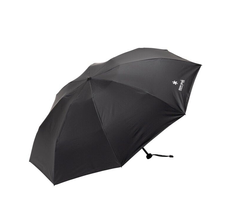 SNOW PEAK Folding Umbrella UL Hand-Open 8 Bones Black Limited Color Compact NEW