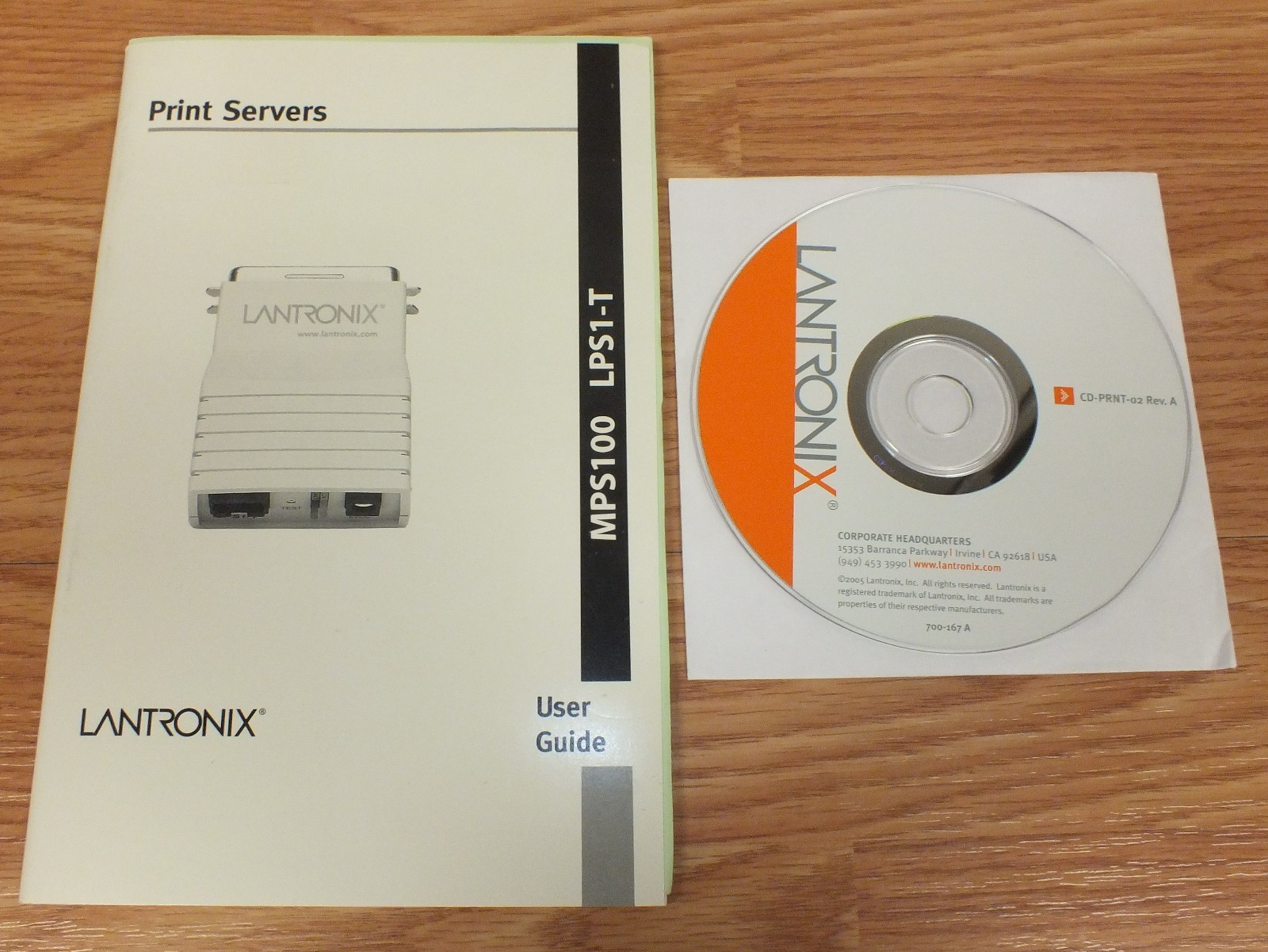 Replacement Lantronix (MPS100 / LPS1-T) Software CD Set Up Guide & User Guide!