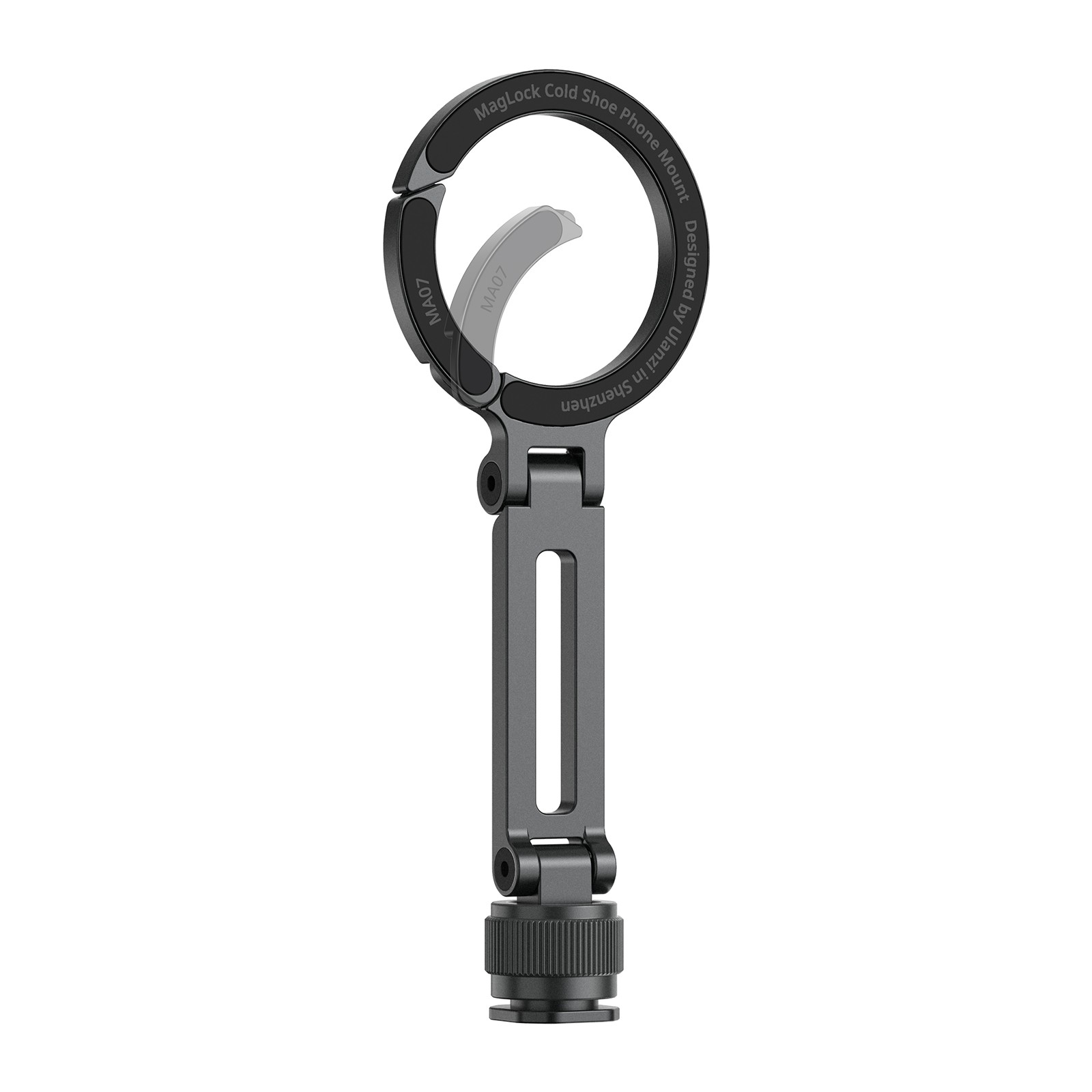 Ulanzi MA07 MagLock Phone Mount Magnetic Clamp for iPhone with 1/4 Cold Shoe