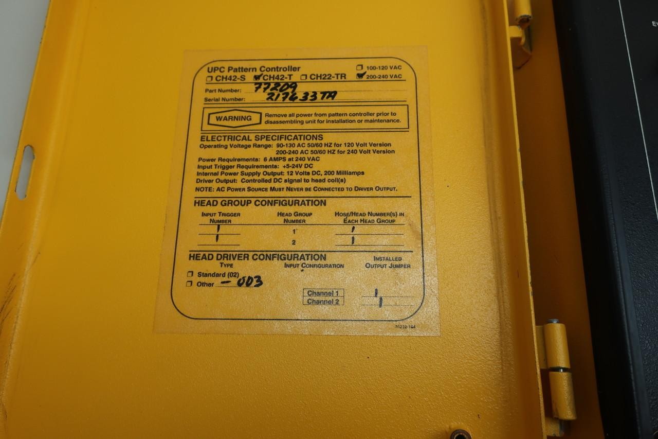 Slautterback CH42-T Glue Pattern Controller Assembly 240v-ac