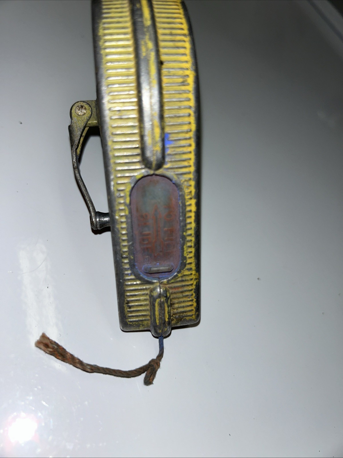 Vintage Irwin Strait-Line Chalk Line Reel Plumb Bob Blue Chalk Made in USA