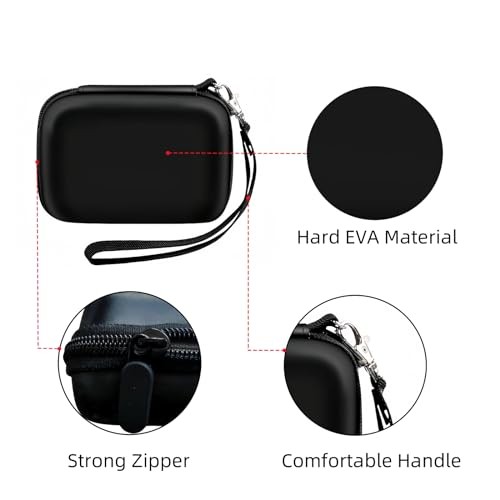 Carrying & Protective Case for Digital Camera Compatible with Kodak Black