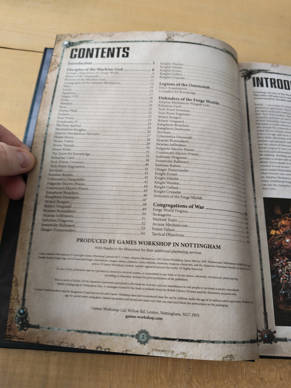 Warhammer 40k Codex Adeptus Mechanicus 2017 Good Condition