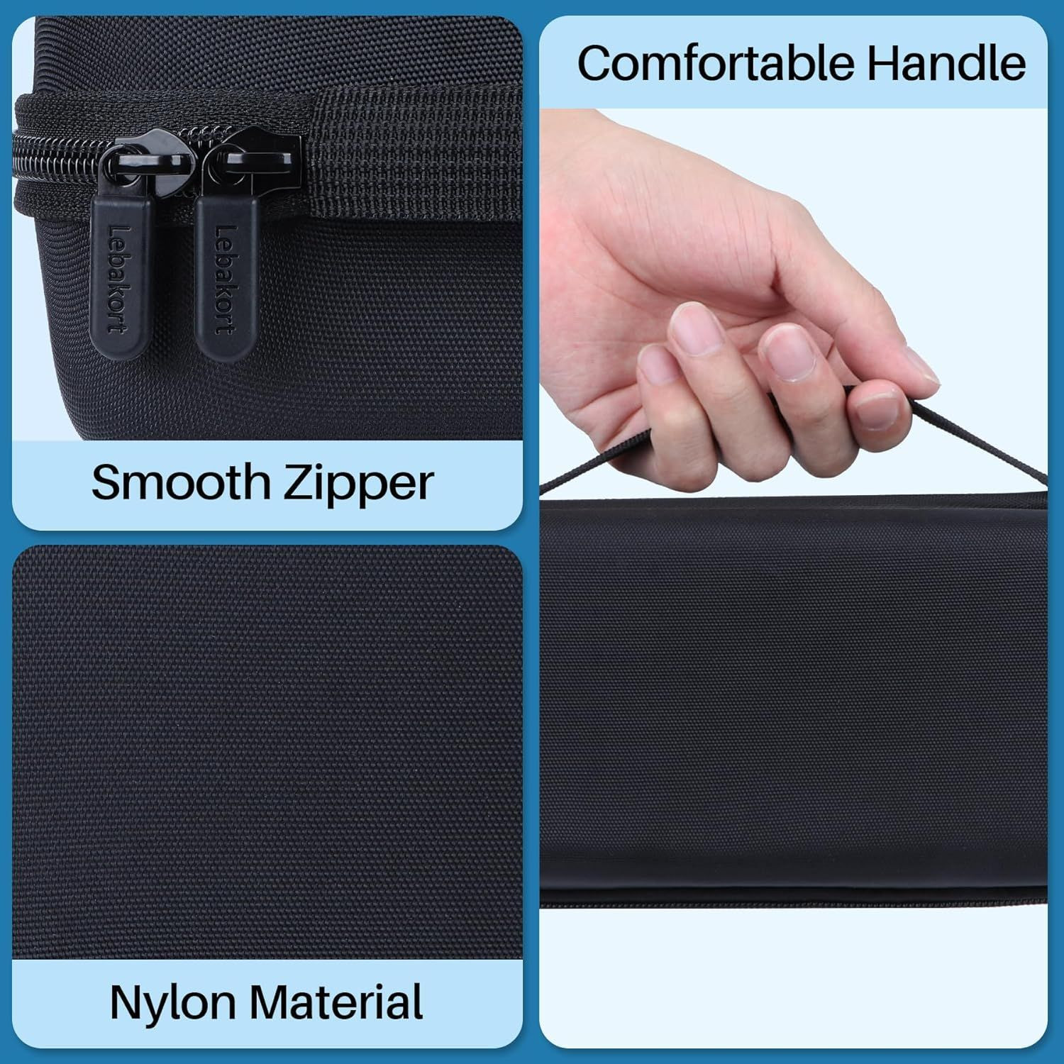 Hard Case Compatible with Blue Tees Golf Player+ GPS Speaker Black