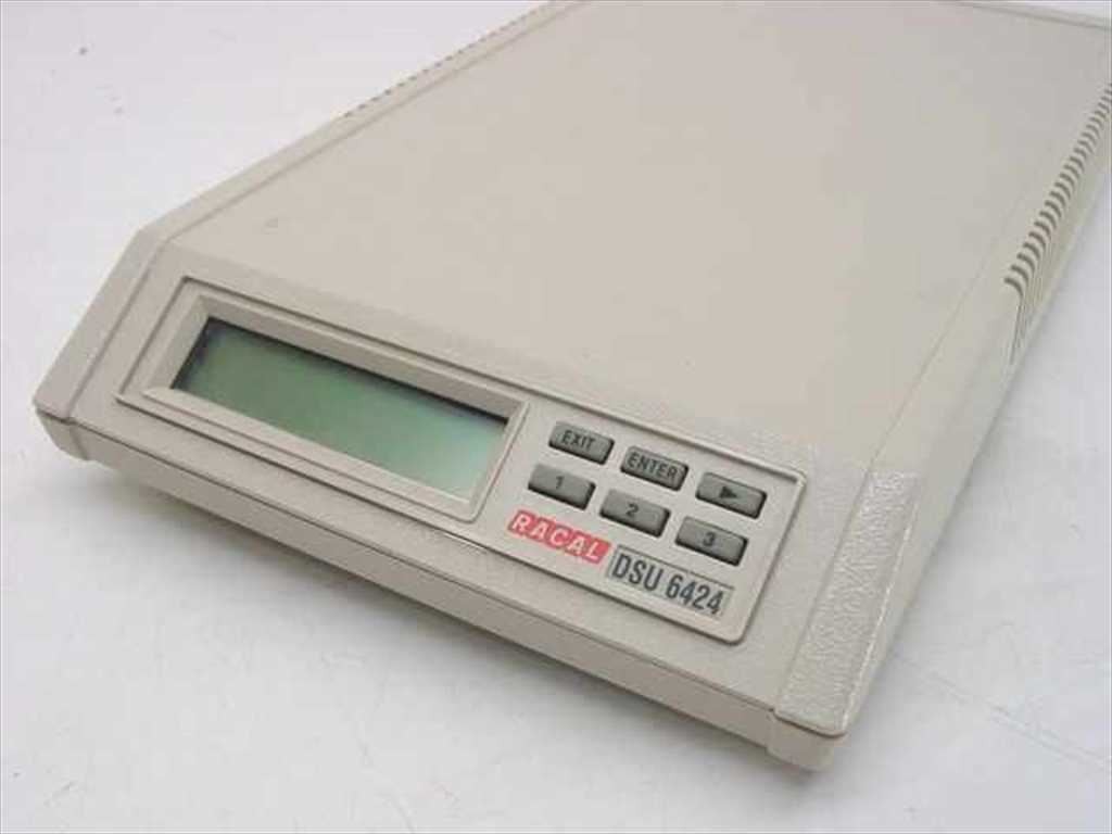 Racal-Datacom DSU 6424 64 Kbps Serial DSU RS-232 V.35 DTE Desktop Unit