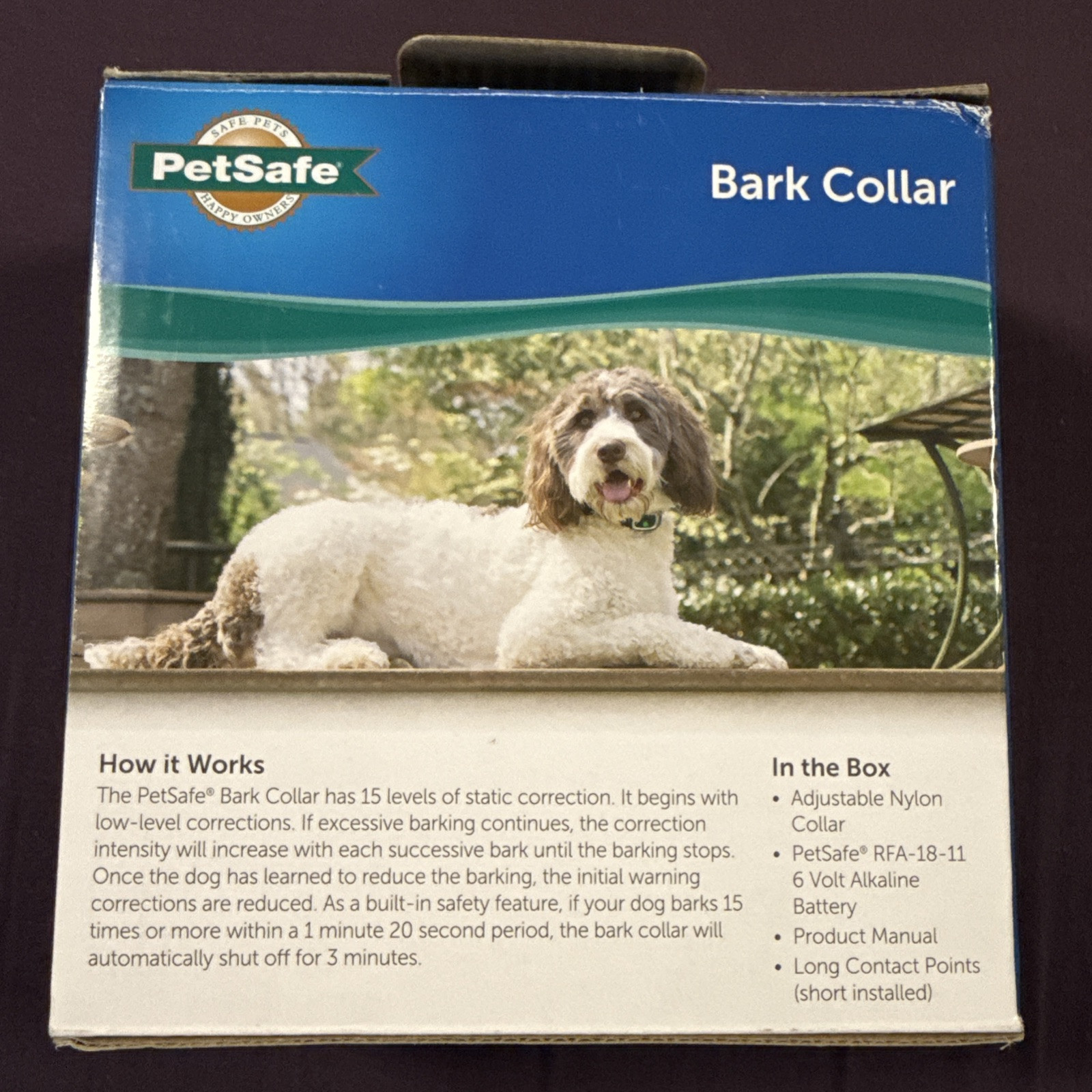 PetSafe Bark Collar Control Dog 8 lbs and Up Static Correction PBC00-1663 NEW
