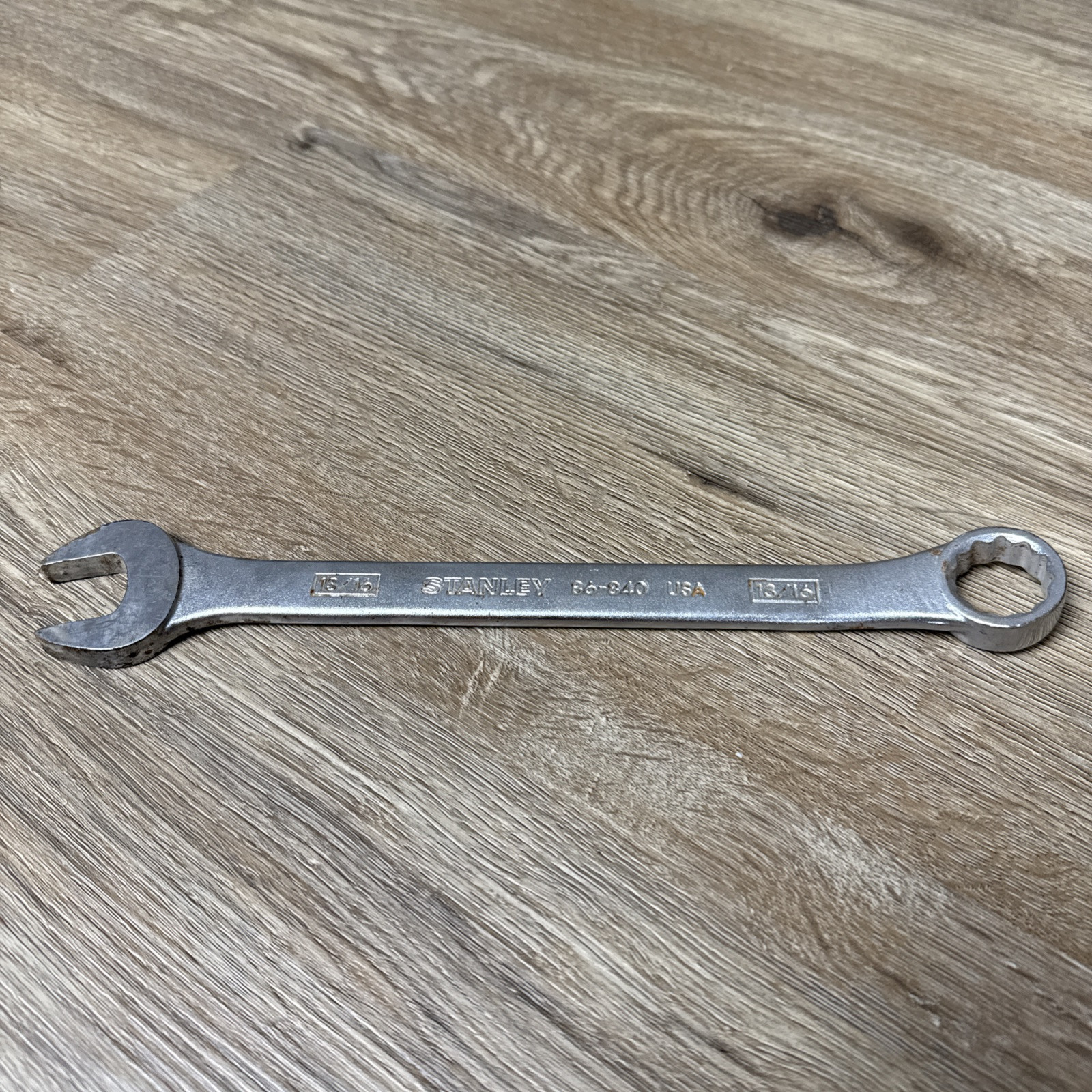 Stanley 13/16" Combination Wrench 86-840 Made in USA