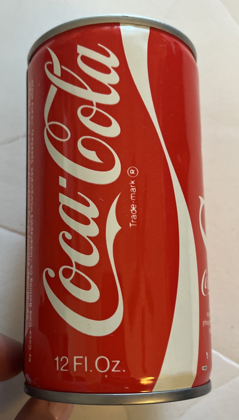 Coca-Cola Empty Pull Tab Steel 12oz Soda Can From Speedway Indiana
