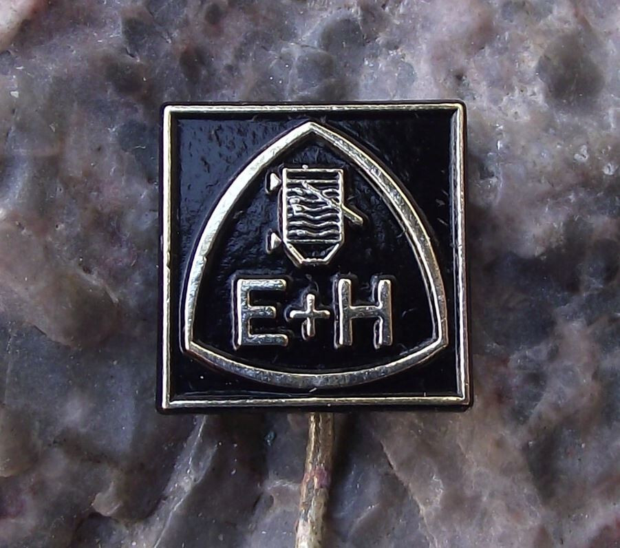 Vintage Endress Hauser VEB EH East German DDR Flow Control Engineering Pin Badge