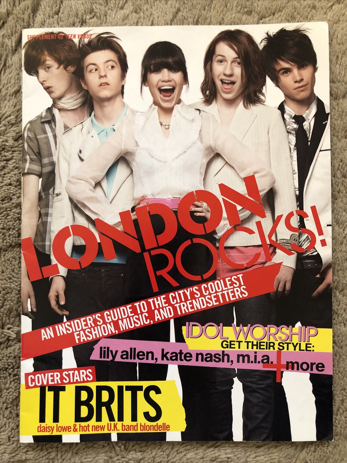 Vintage Fashion Catalog London Rocks 16 Pages Illustrated 2007 Brits