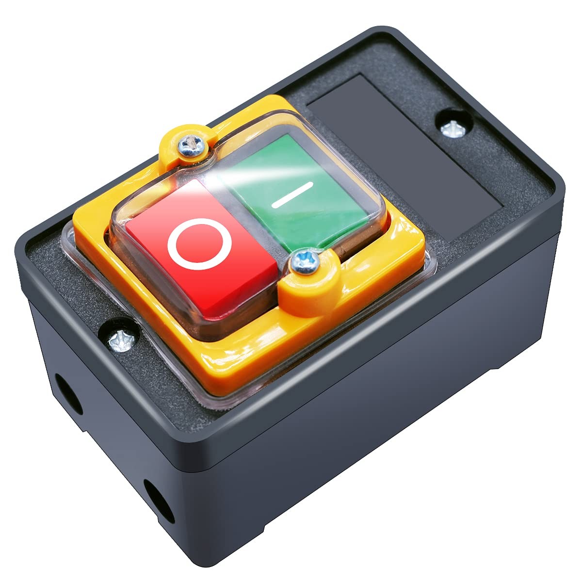 Waterproof Push Button Switch Motor On Off Switch Start Stop Switch Self Lock...