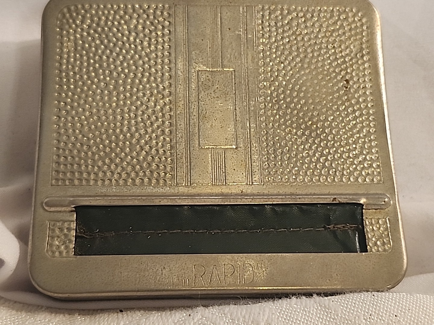 Vintage Rapid Silver Cigarette Rolling/ Cigarette Case