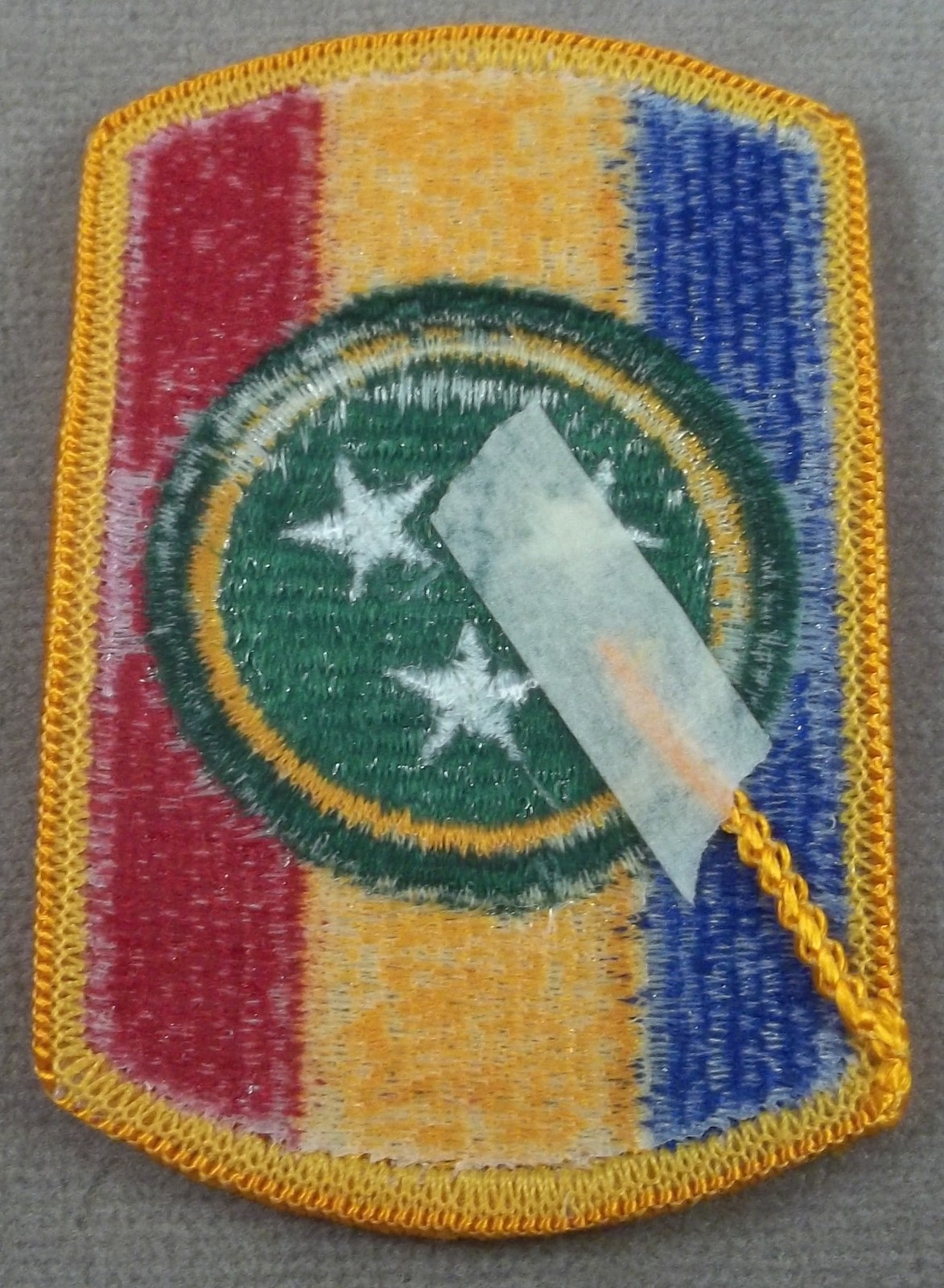 US Army 30th Armored Brigade Full Color Merrowed Edge Patch