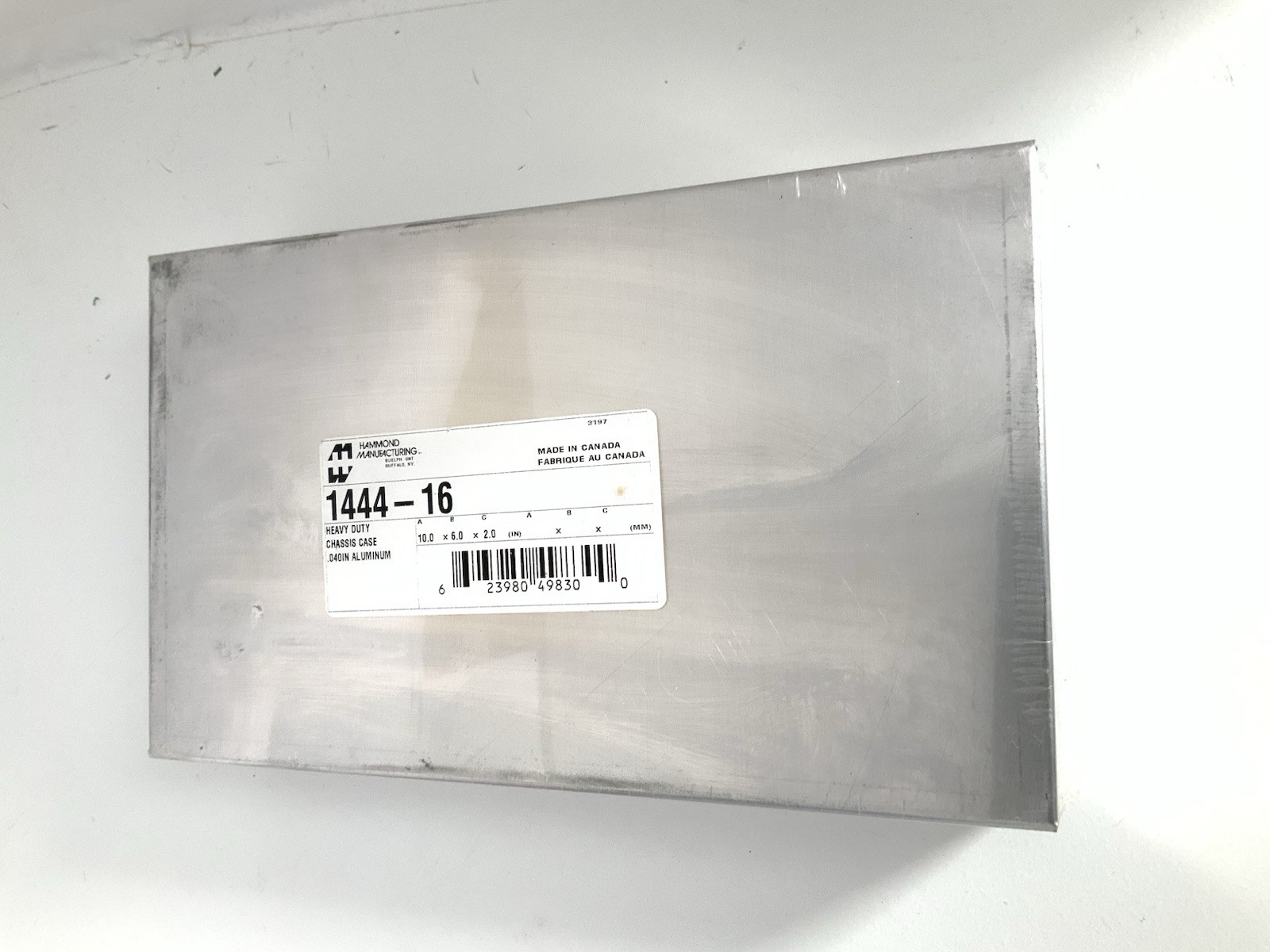HAMMOND MANUFACTURING 1444-16 ALUMINUM BOX BRAND NEW *FREE SHIPPING*