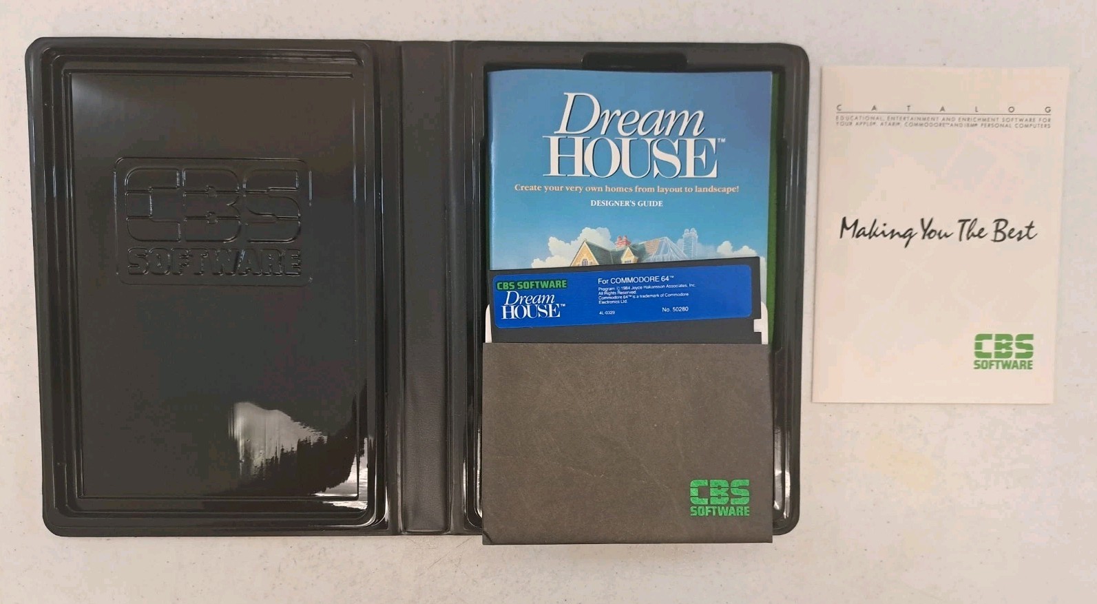 Dream House gor Commodore 64-CBS Software-Box-Disk-Manual-1984