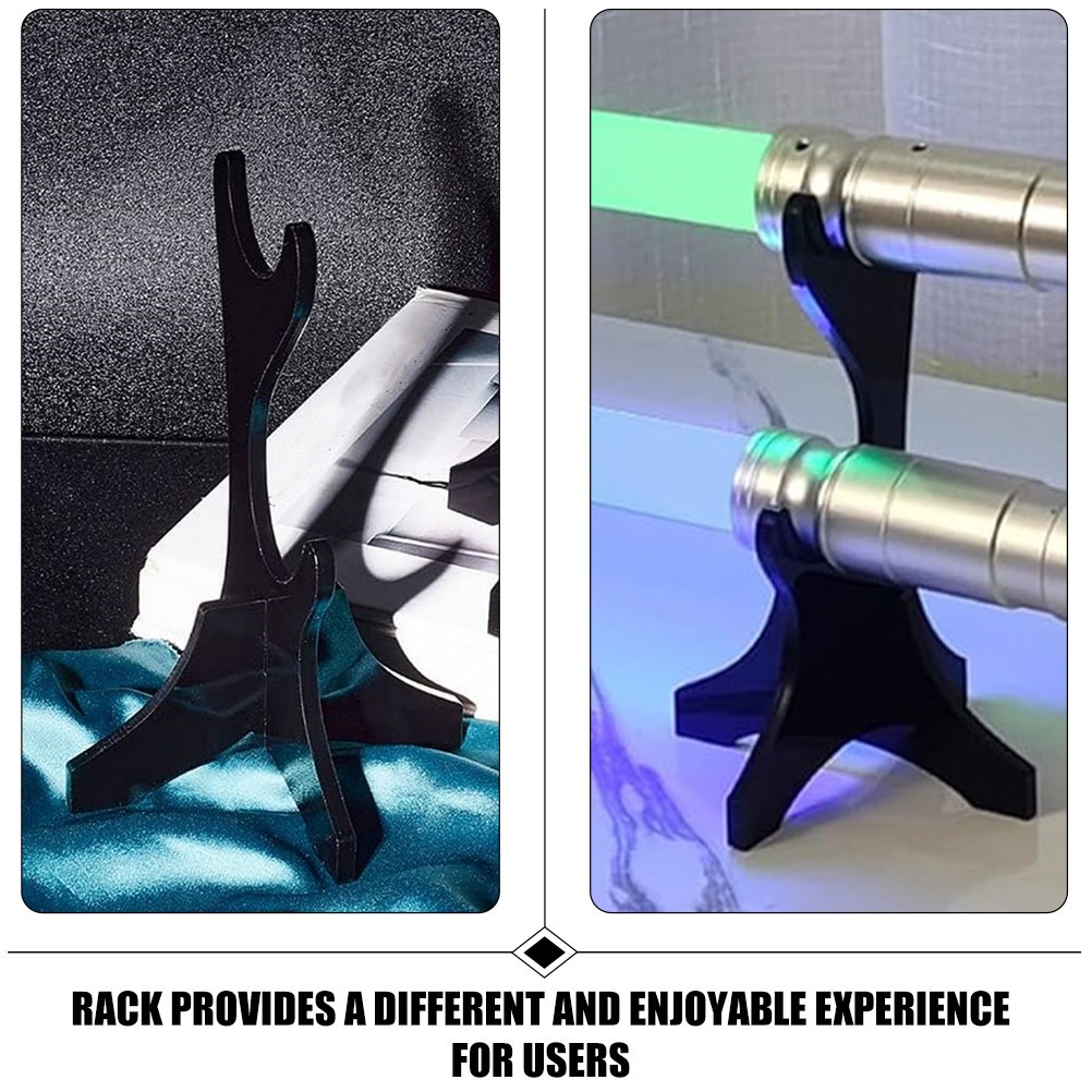 Desktop Sword Display Stand 2Pcs Acrylic For Preventing Items From Falling