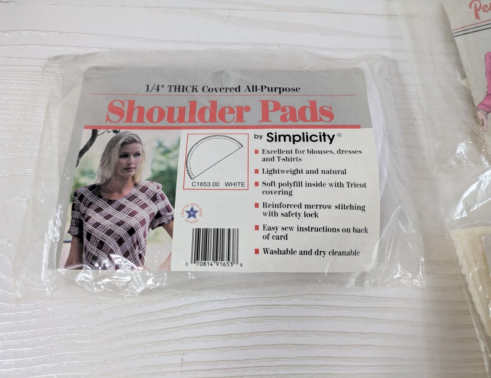 3 Packs Of Vintage Shoulder Shapes 2 Are Penn 1 Is Simplicity* 3/8" Thick